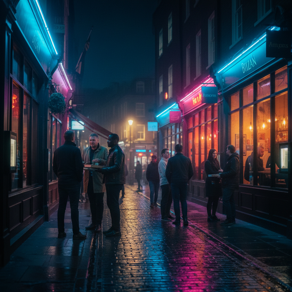 Late-Night Greek Street