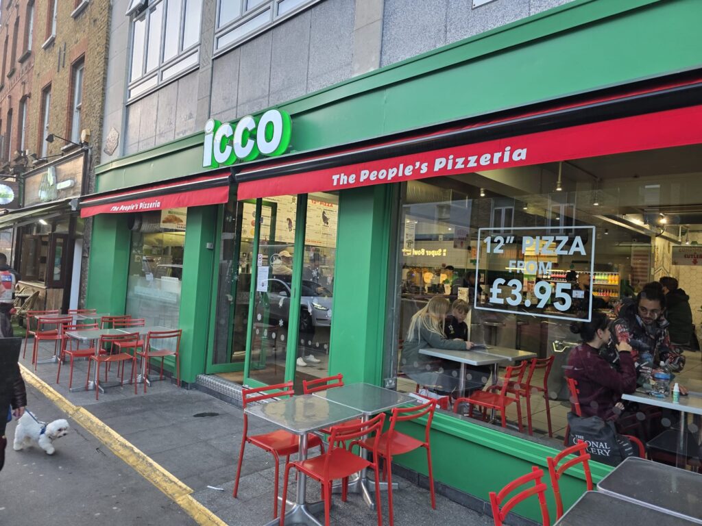 ICCO Pizza, Fitzrovia